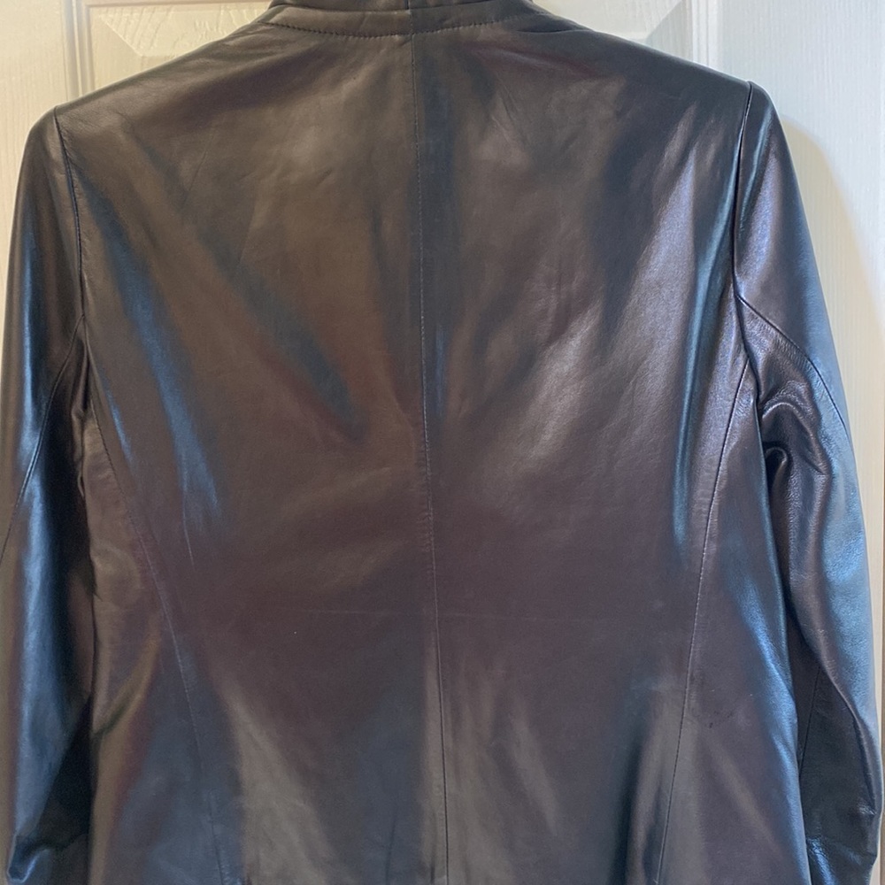Calvin Klein NWT Leather Jacket - Picture 5 of 5